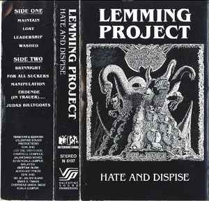 Lemming Project – Hate And Despise (1992, Cassette) - Discogs