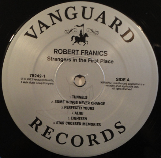 last ned album Download Robert Francis - Strangers in the first place album