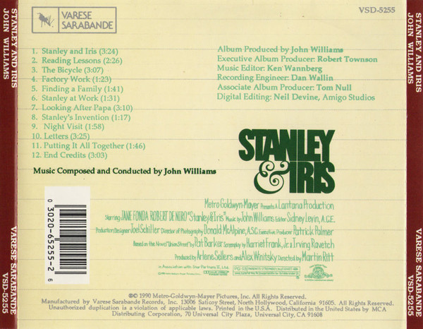 Stanley & Iris  Soundtrack Suite (John Williams) 