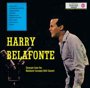 Harry Belafonte - Excerpts From The Belafonte Carnegie Hall Concert album cover