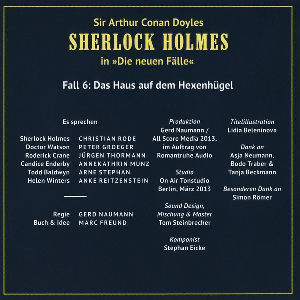 descargar álbum Marc Freund - Sherlock Holmes Fall 6 Das Haus Auf Dem Hexenhügel