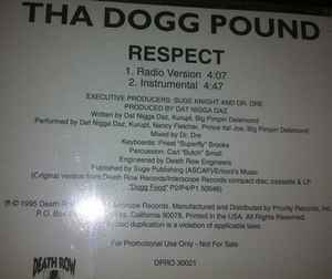 Tha Dogg Pound – Respect (1995, CD) - Discogs