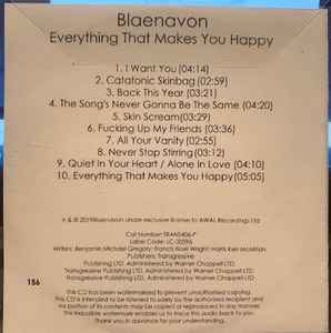 Everything that makes you Happy / - Blaenavon - Brand New LP