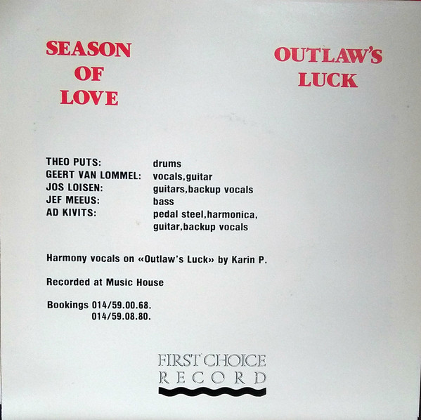 télécharger l'album One From Yellow - Season Of Love Outlaws Luck