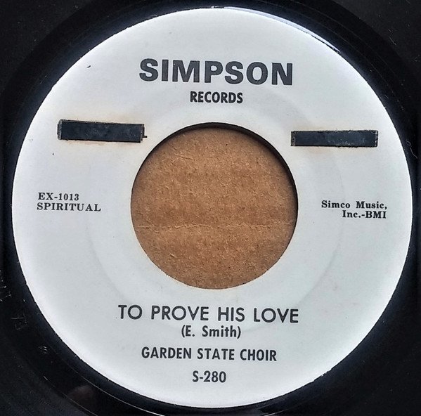 Garden State Choir To Prove His Love Nobody Knows Vinyl Discogs