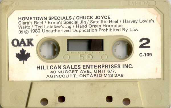 baixar álbum Chuck Joyce - Hometown Specials