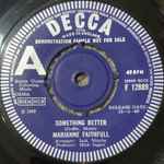 Cover of Something Better / Sister Morphine, 1969-02-21, Vinyl