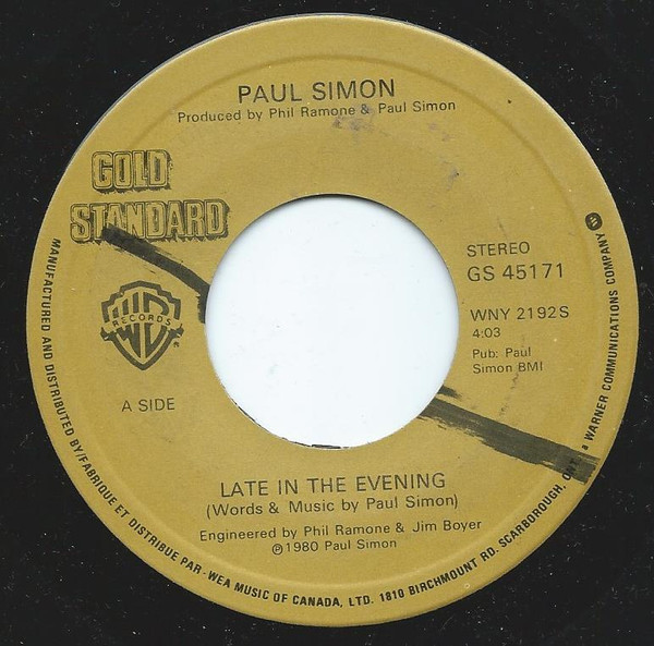 télécharger l'album Paul Simon - Late In The Evening One Trick Pony