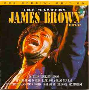 James Brown - The Masters James Brown Live album cover