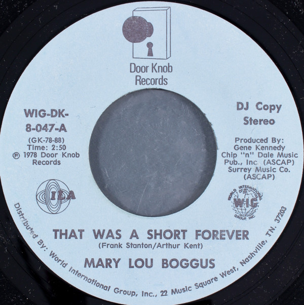 ladda ner album Mary Lou Boggus - That Was A Short Forever