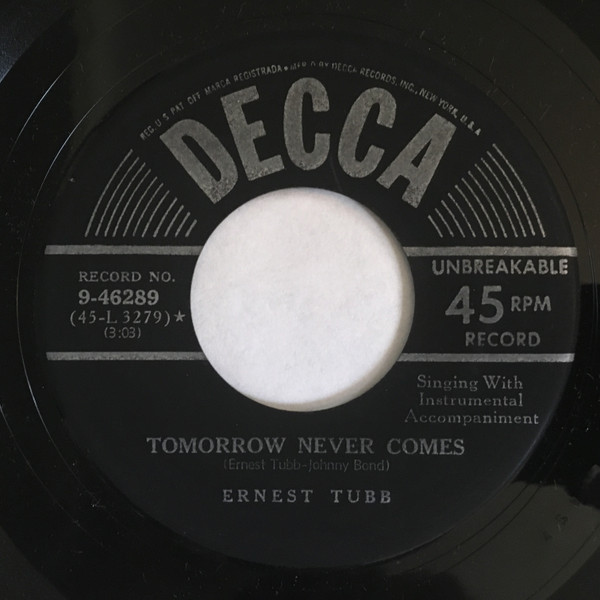 ladda ner album Ernest Tubb - Are You Waiting Just For Me Tomorrow Never Comes