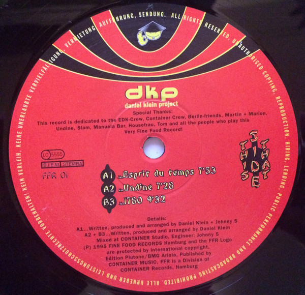 DKP – ... Esprit Du Temps (1995, Vinyl) - Discogs