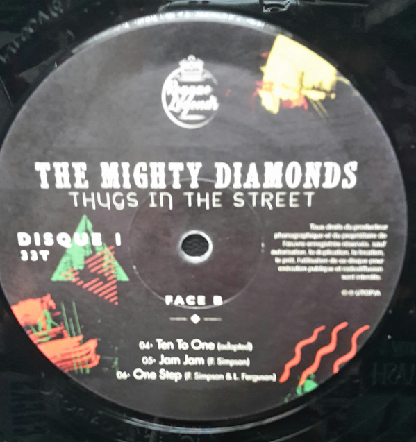 The Mighty Diamonds - Thugs In The Street | Diggers Factory (UTOPIA003) - 4