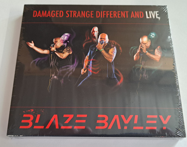 Blaze Bayley – Damaged Strange Different And Live (2023, Slipcase 