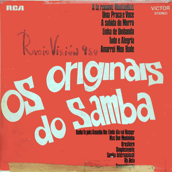 LP Os Originais do Samba - Clima Total
