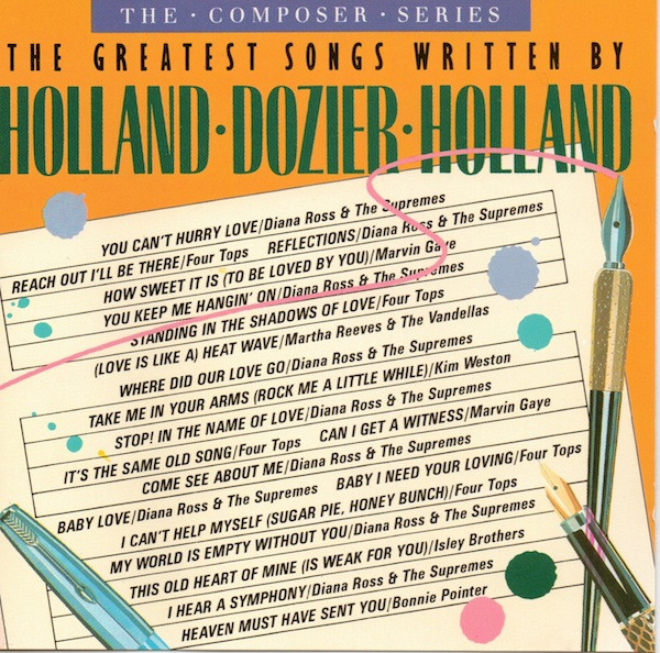 The Greatest Songs Written By Holland Dozier Holland (CD) - Discogs