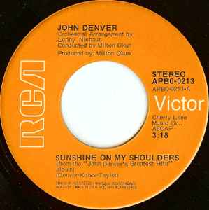 Sunshine on My Shoulders — John Denver