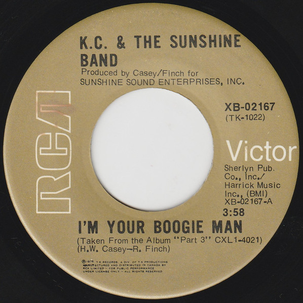 KC And The Sunshine Band – I'm Your Boogie Man (1977, Vinyl) - Discogs