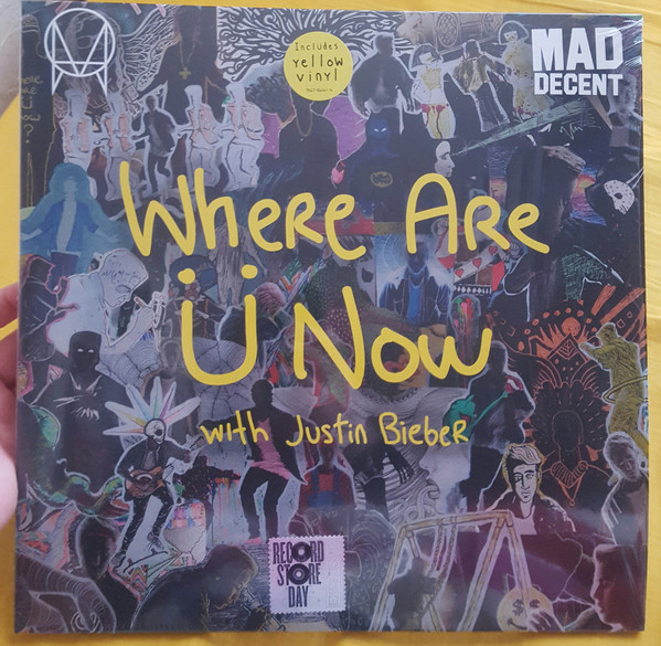 Jack U Justin Bieber Where Are U Now RSD Yellow Vinyl Record Skrillex Diplo  NEW