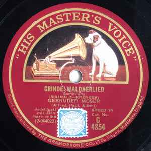 Moser Brothers - Grindelwaldnerlied / Schrib De Gli album cover