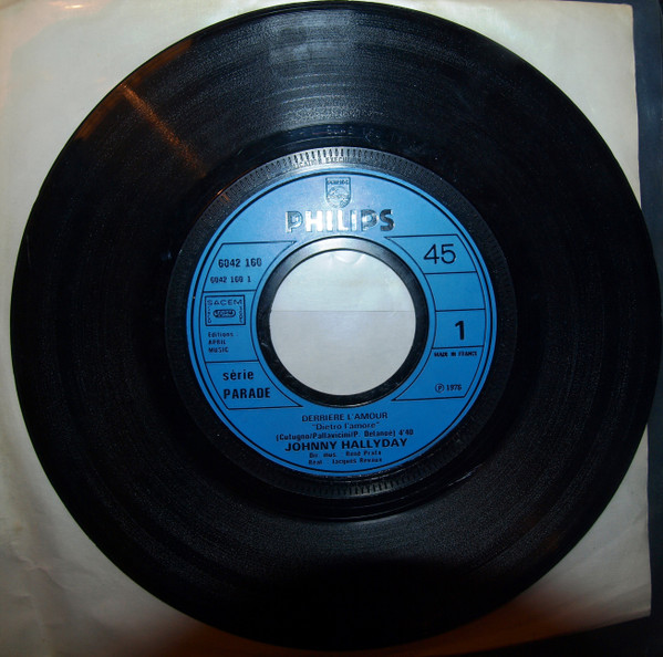 ② Johnny Hallyday, vinyle  Derrière l'amour  neuf ss cello — Vinyles