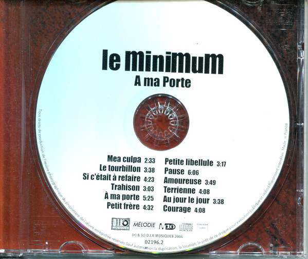 last ned album Le Minimum - A Ma Porte