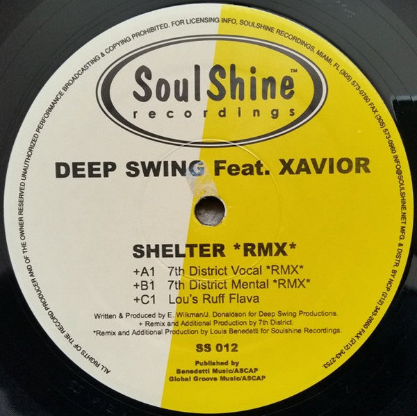 lataa albumi Deep Swing Feat Xavior - Shelter Remixes