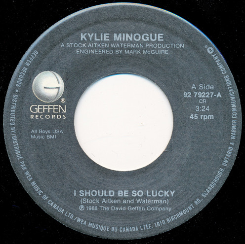 Kylie Minogue – I Should Be So Lucky (1988, CD) - Discogs