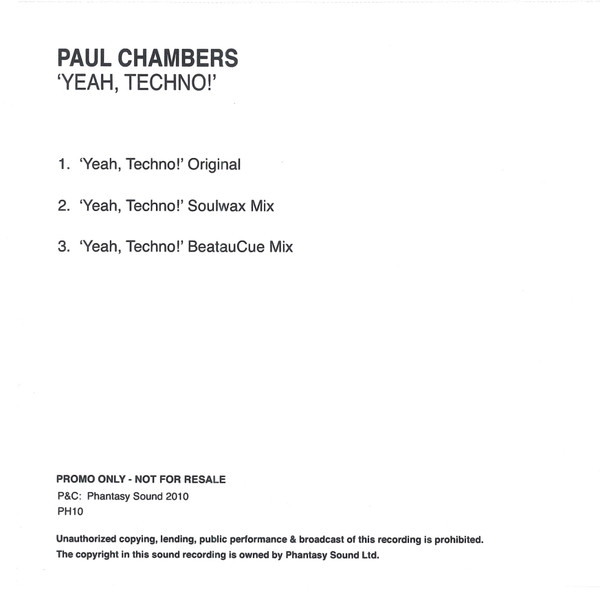 Album herunterladen Paul Chambers - Yeah Techno