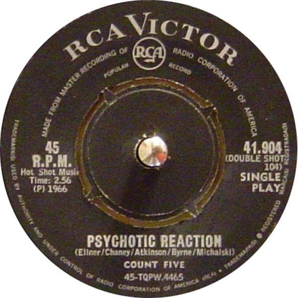 Count Five - Psychotic Reaction / They're Gonna Get You | Releases