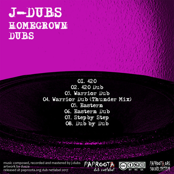 Album herunterladen JDubs - Homegrown Dubs