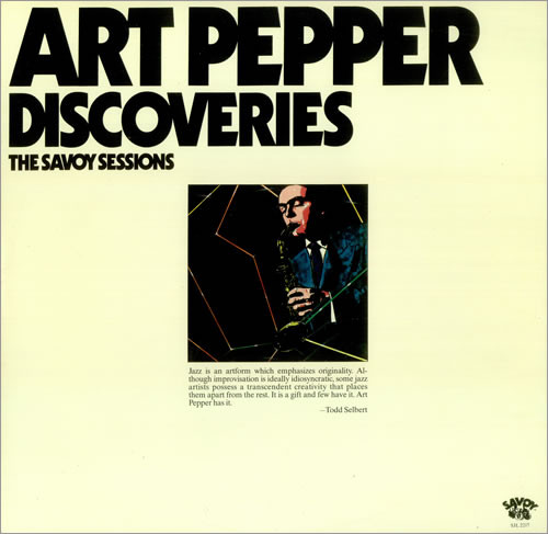 Art Pepper – Discoveries (1985, Vinyl) - Discogs