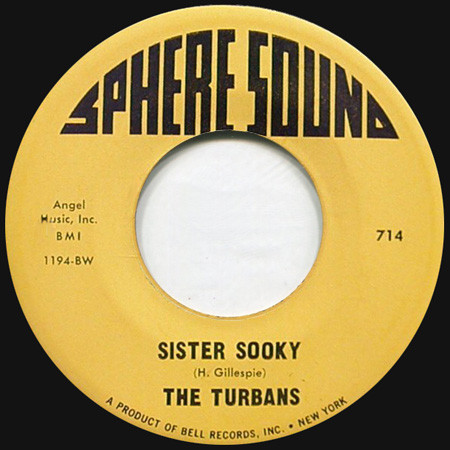 The Turbans – Sister Sooky / Congratulations (1968, Vinyl) - Discogs