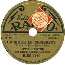 Otto Lington - Oh Sikke En Niggerboy / Don't Say Good-Bye album cover