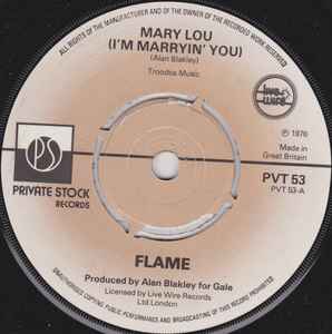 Flame - Mary Lou (I'm Marryin' You) | Releases | Discogs