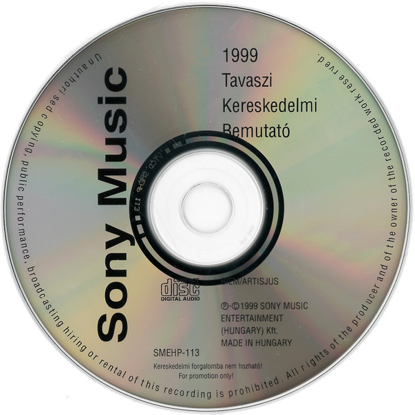 last ned album Various - Sony Music Tavaszi Kereskedelmi Bemutató 1999