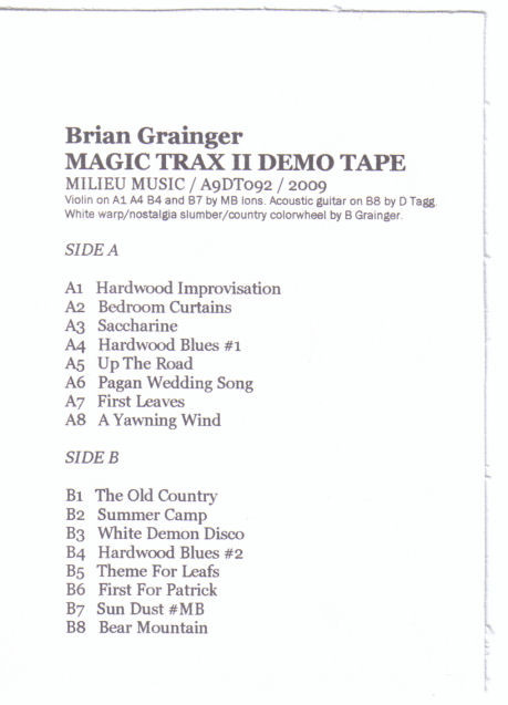 lataa albumi Brian Grainger - Magic Trax II Demo Tape