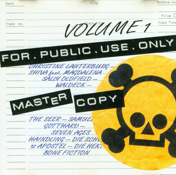 For Public Use Only (Volume 1) (1996, CD) - Discogs