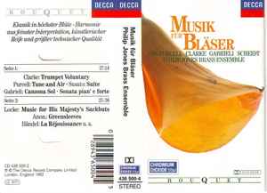 Philip Jones Brass Ensemble – Musik für Bläser (1992, Cassette