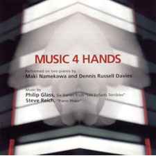 Philip Glass - Music 4 Hands album cover