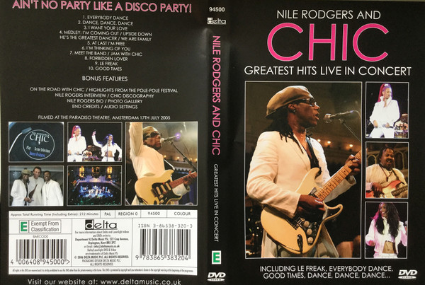 Chic – Greatest Hits Live In Concert (2006, DVD) - Discogs