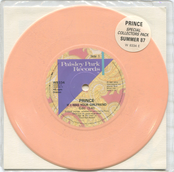 Prince – If I Was Your Girlfriend (1987, Special Collectors Pack 