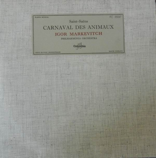 Camille Saint-Saëns – Le Carnaval Des Animaux (1974, Vinyl) - Discogs