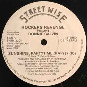 Rockers Revenge - Sunshine Partytime album cover