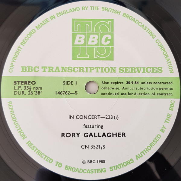 descargar álbum Rory Gallagher - In Concert 223