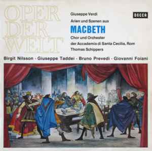 Giuseppe Verdi - Arien Und Szenen Aus Macbeth album cover