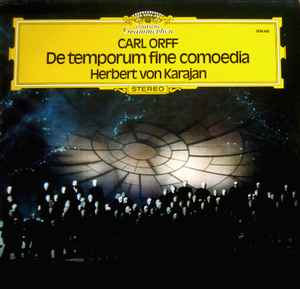 Carl Orff - De Temporum Fine Comoedia album cover