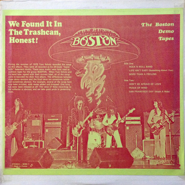 Boston – The Boston Demo Tape (Vinyl) - Discogs