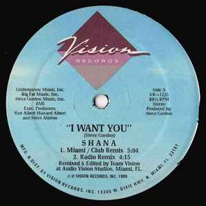 I Want You - Shana