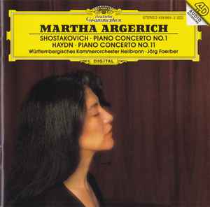 Shostakovich: Piano Concerto No. 1 / Haydn: Piano Concerto No. 11 - Martha Argerich, Württembergisches Kammerorchester Heilbronn, Jörg Faerber